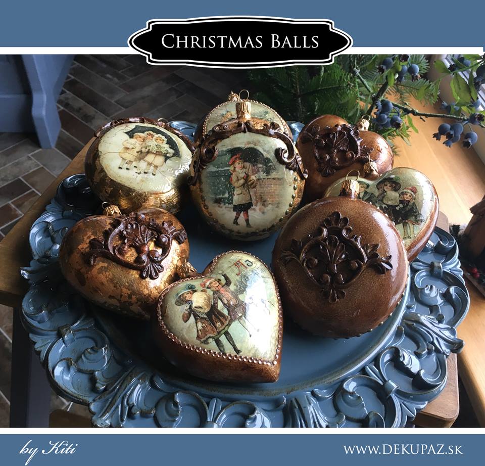 Biely plastový cencúľ na decoupage 12