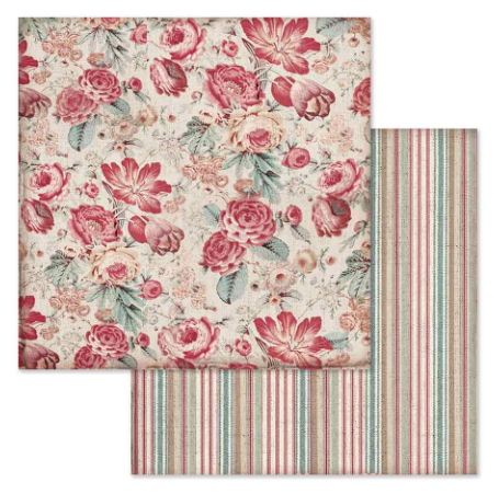 10 kusová sada scrap papierov  SBBL88