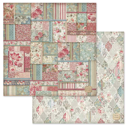 10 kusová sada scrap papierov  SBBL88