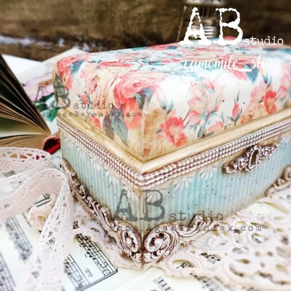 Ryžový papier na decoupage AB401