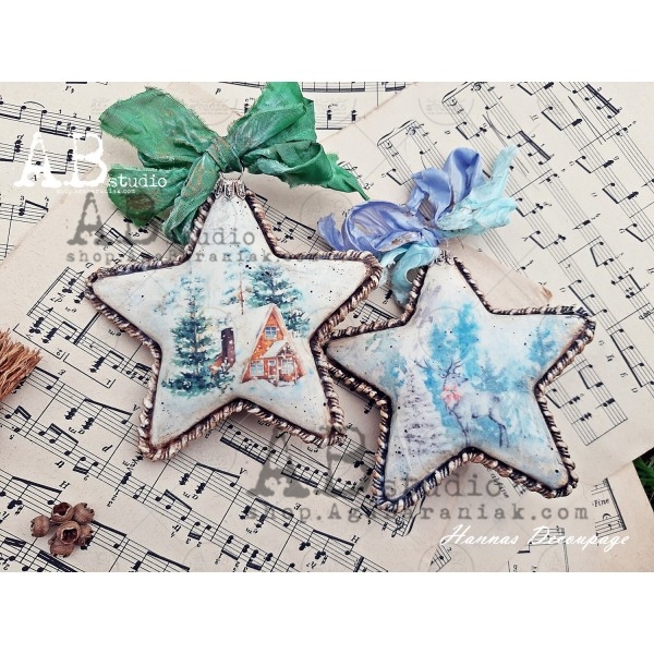 Ryžový papier na decoupage AB227