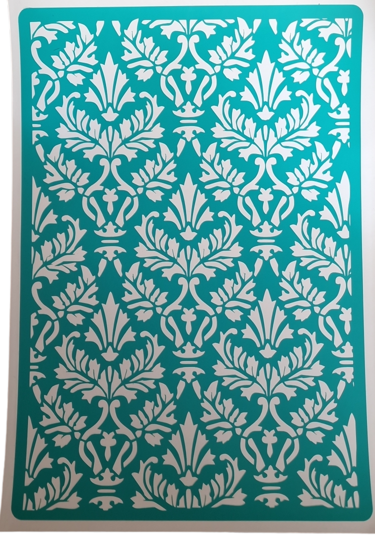 Samolepiaca šablóna damask