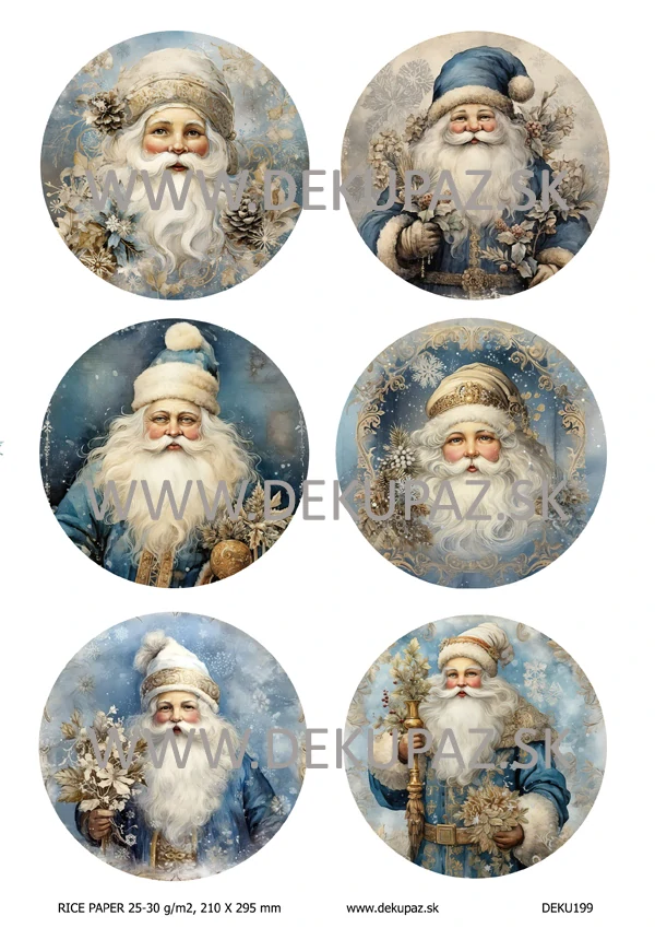 Ryžový papier na decoupage DEK199