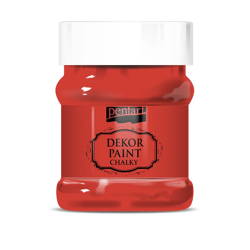 Dekor Paint Soft kriedová vintage farba červená, 230 ml