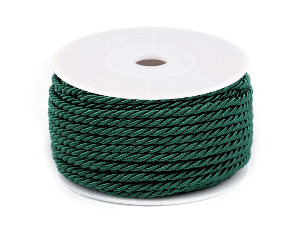 Šnúra točená Ø3 mm, zelená, 5 m