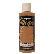 Allegro matná akrylová farba, terrakota- hnedá