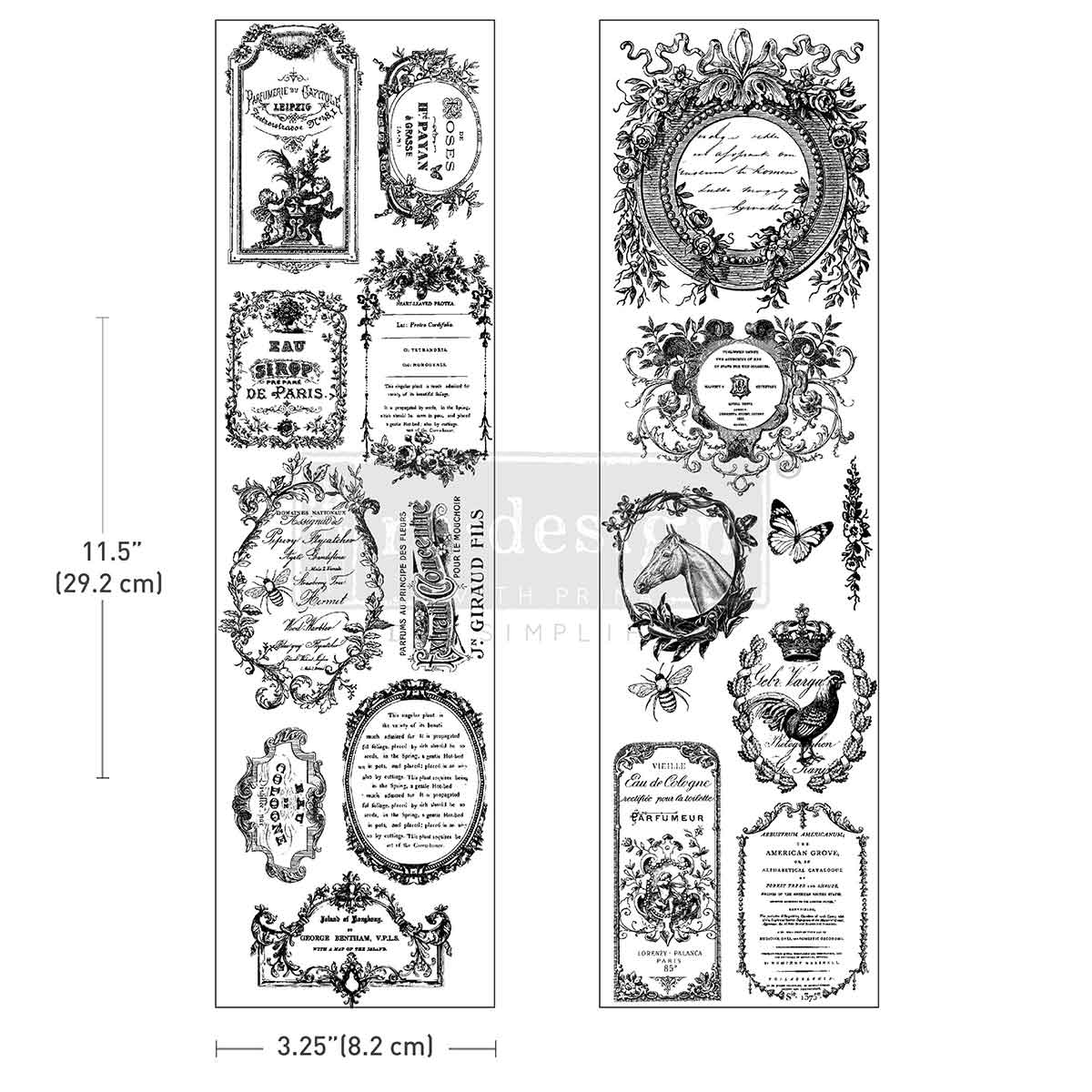 Luxe transfer Fleur de Frame