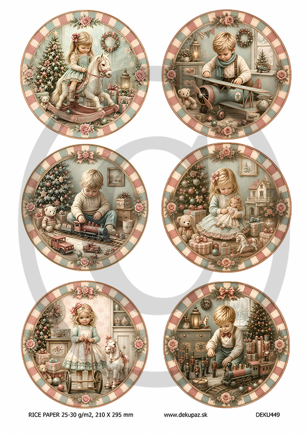 Ryžový papier na decoupage DEK449