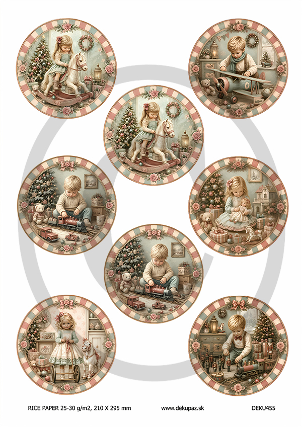 Ryžový papier na decoupage DEK455