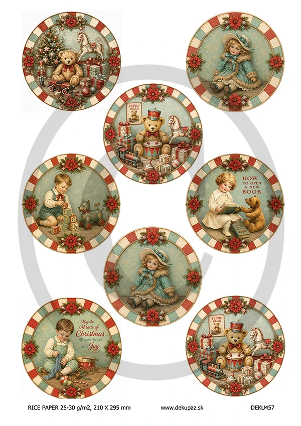 Ryžový papier na decoupage DEK457