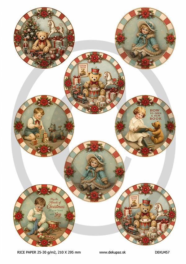 Ryžový papier na decoupage DEK457