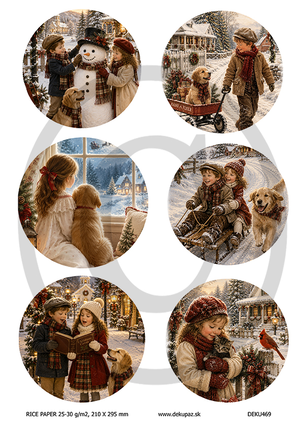 Ryžový papier na decoupage DEK469