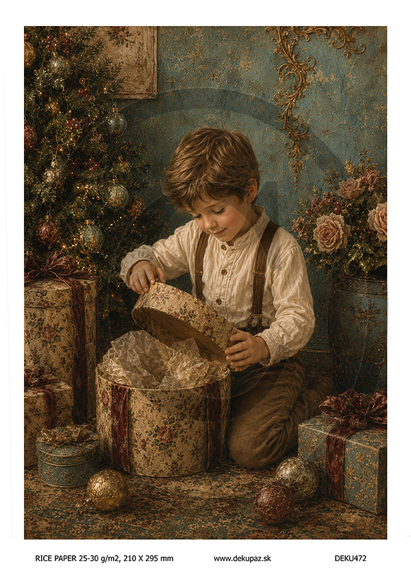 Ryžový papier na decoupage DEK472