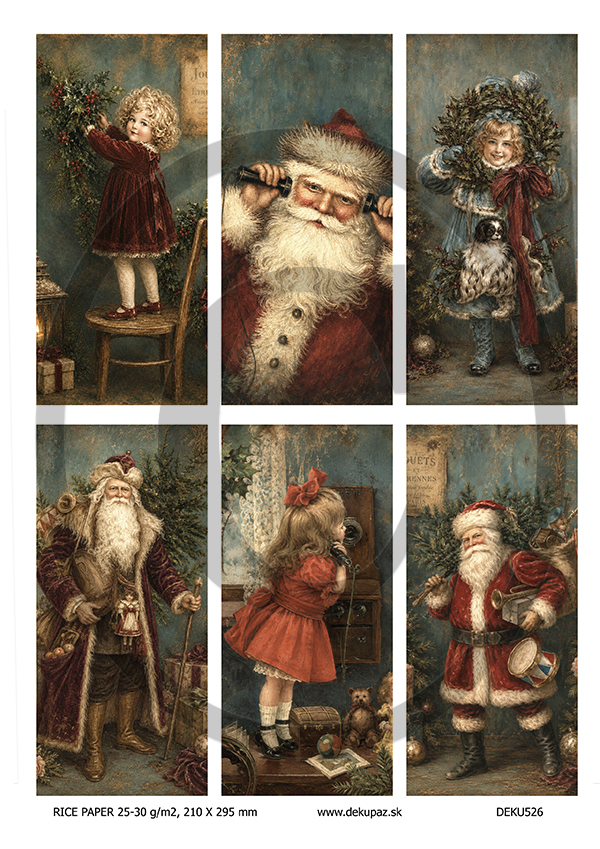 Ryžový papier na decoupage DEK526