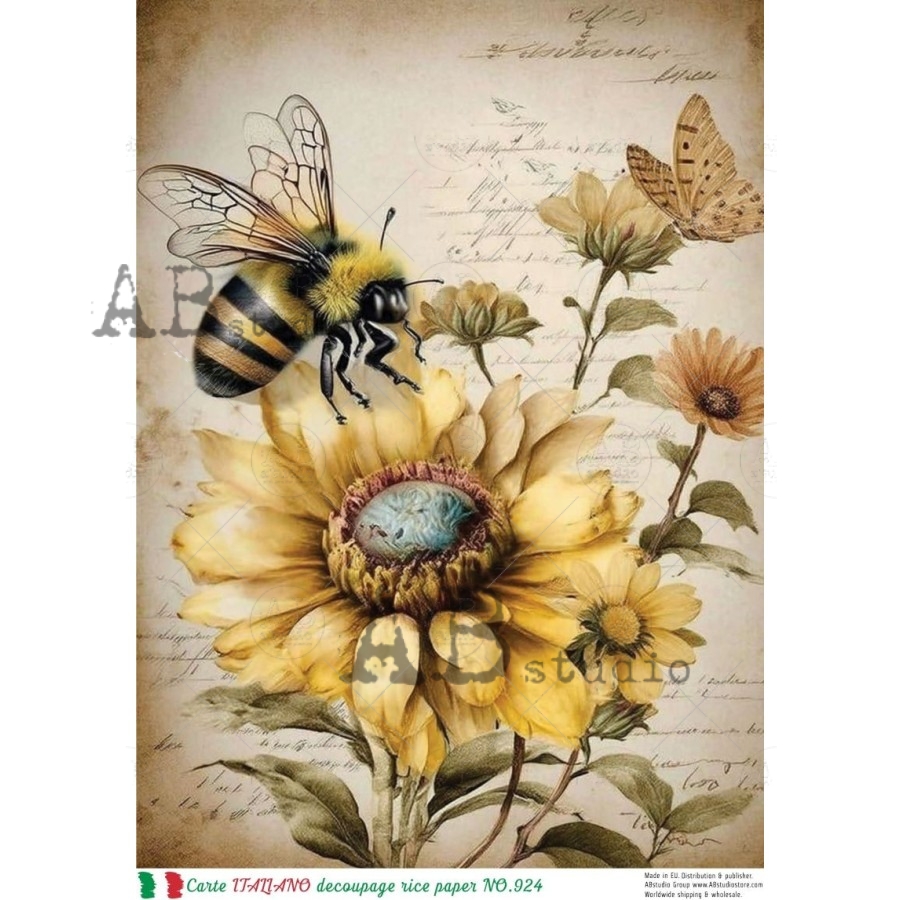 Ryžový papier na decoupage CI924