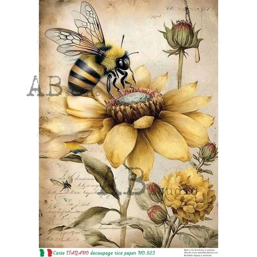 Ryžový papier na decoupage CI923