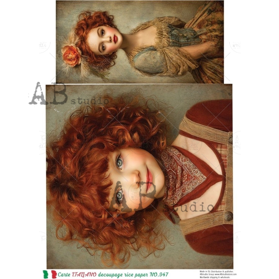 Ryžový papier na decoupage CI947