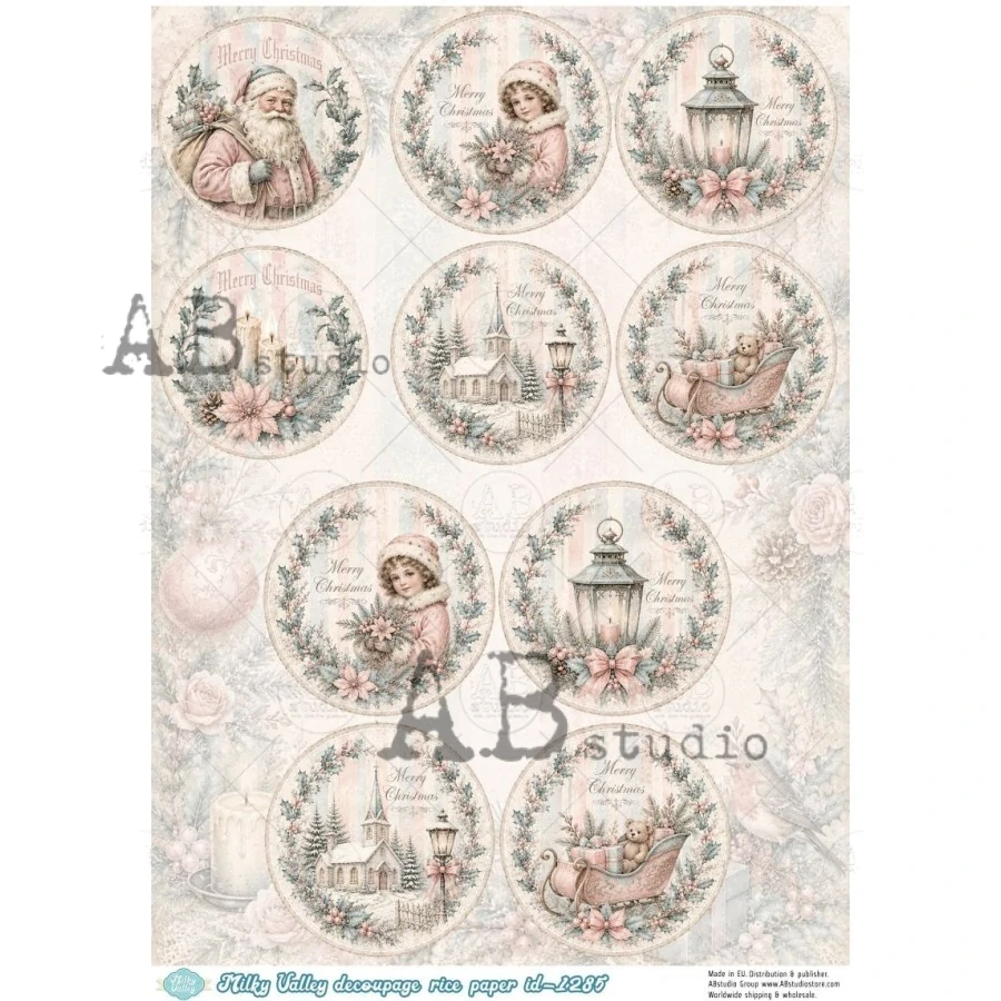 Ryžový papier na decoupage MV1285