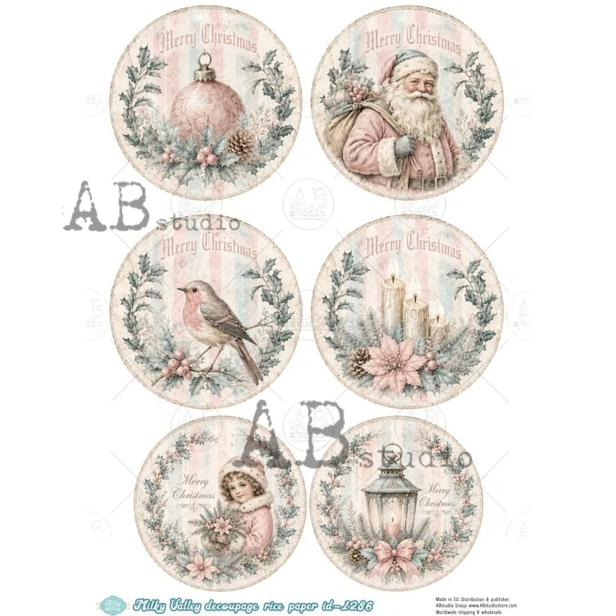 Ryžový papier na decoupage MV1286
