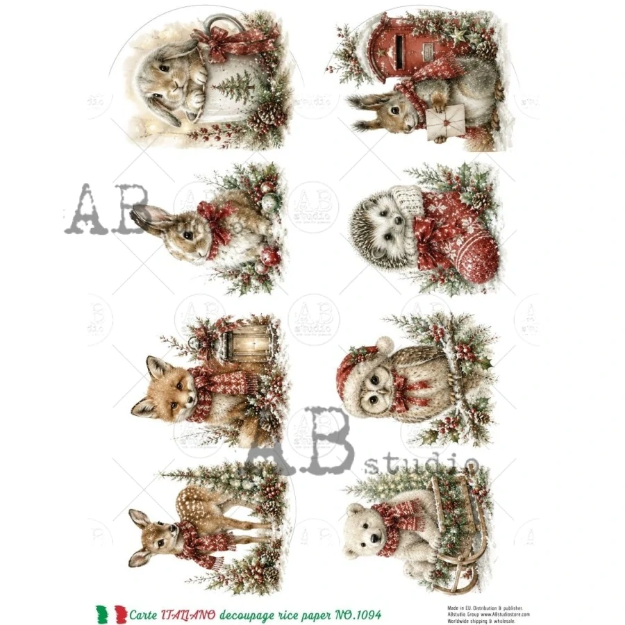 Ryžový papier na decoupage CI1094