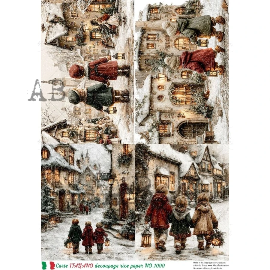 Ryžový papier na decoupage CI1099