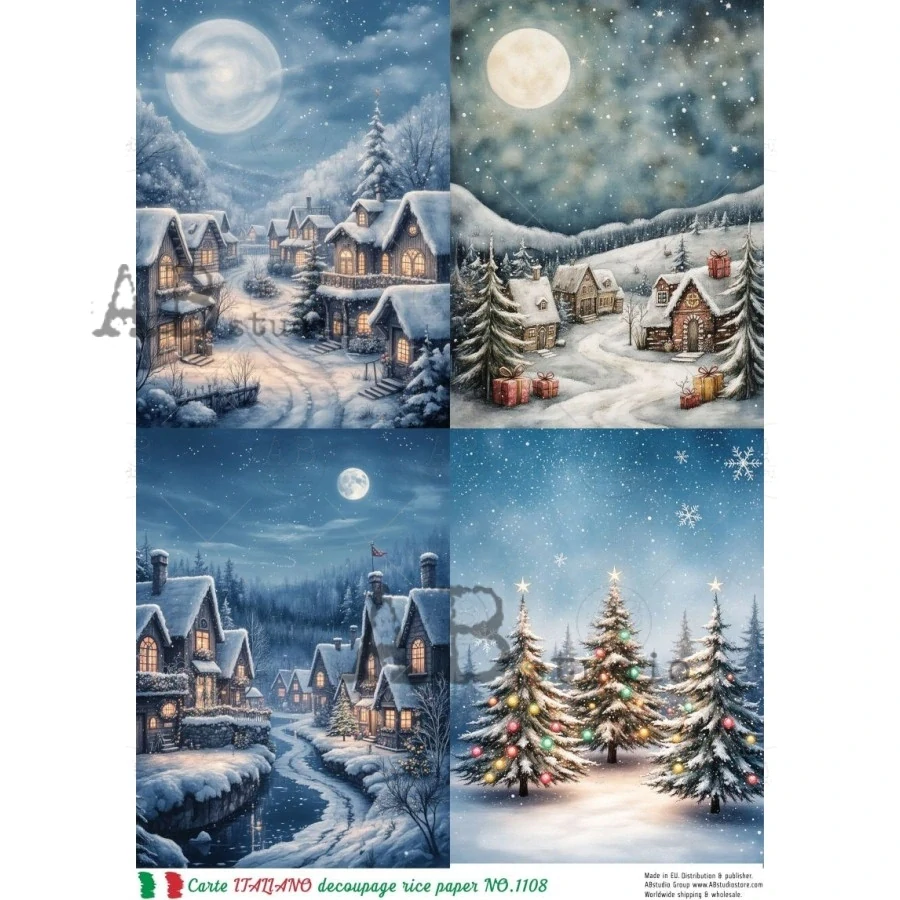 Ryžový papier na decoupage CI1108