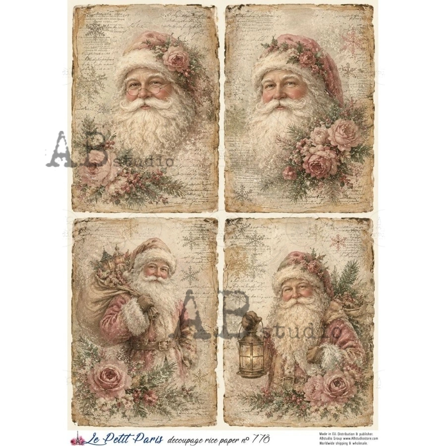Ryžový papier na decoupage L778