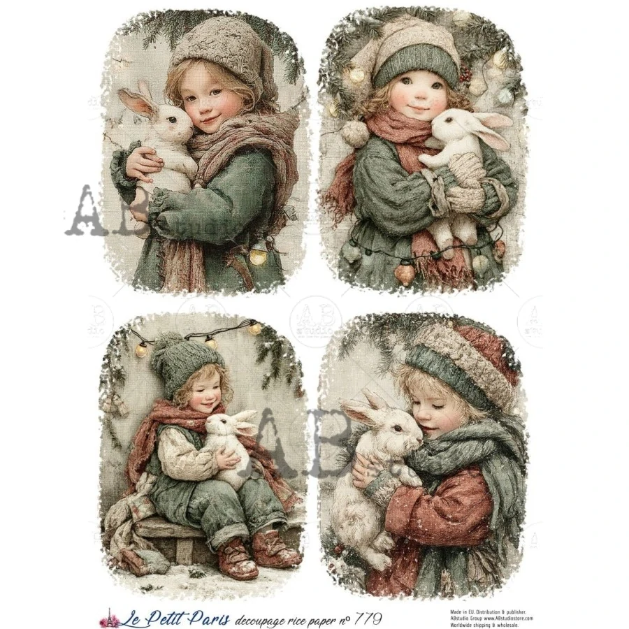 Ryžový papier na decoupage L779