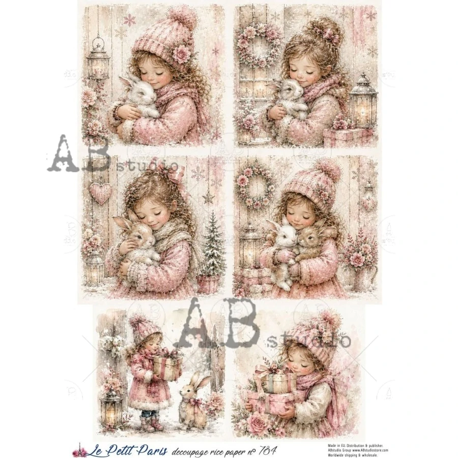 Ryžový papier na decoupage L784