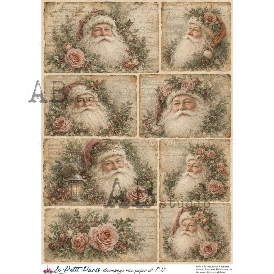 Ryžový papier na decoupage L792