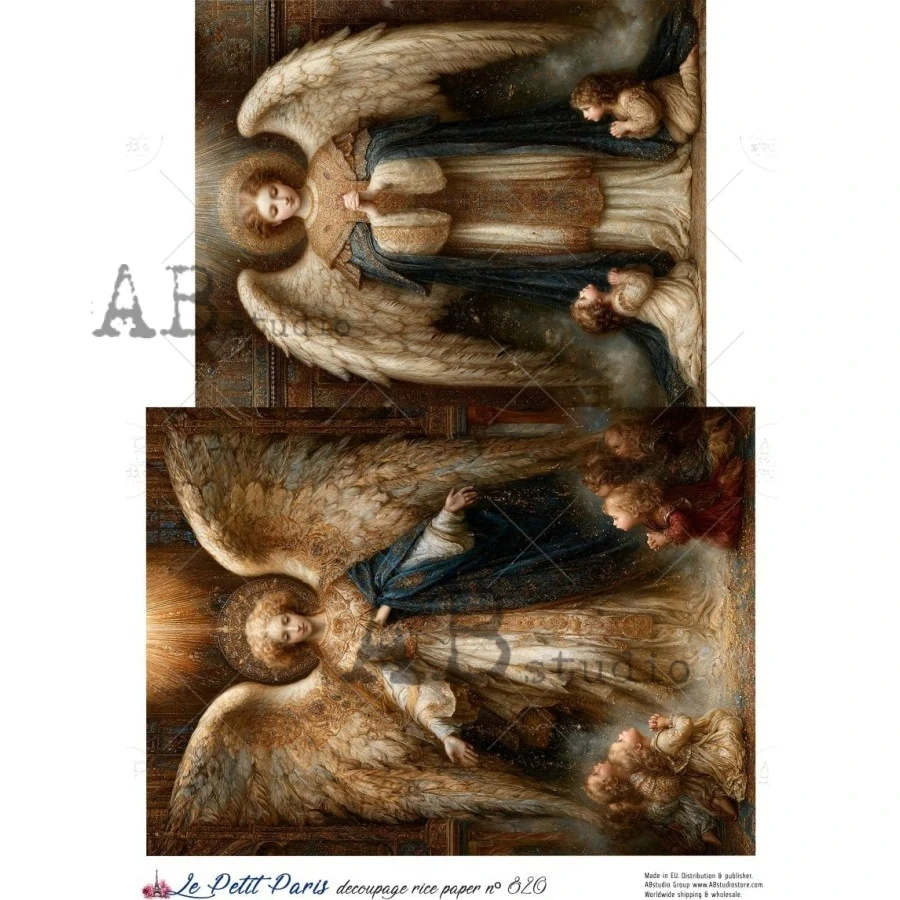 Ryžový papier na decoupage L820