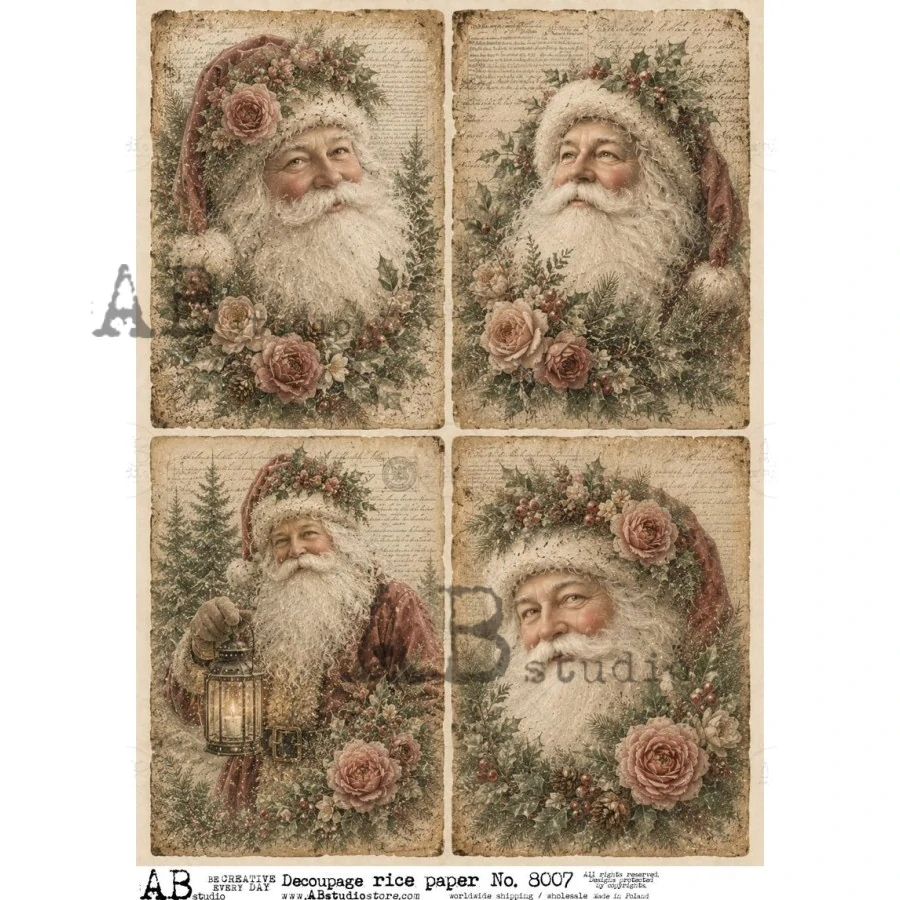 Ryžový papier na decoupage AB8007
