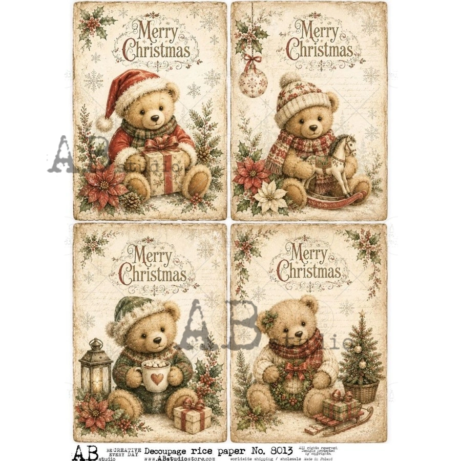 Ryžový papier na decoupage AB8013