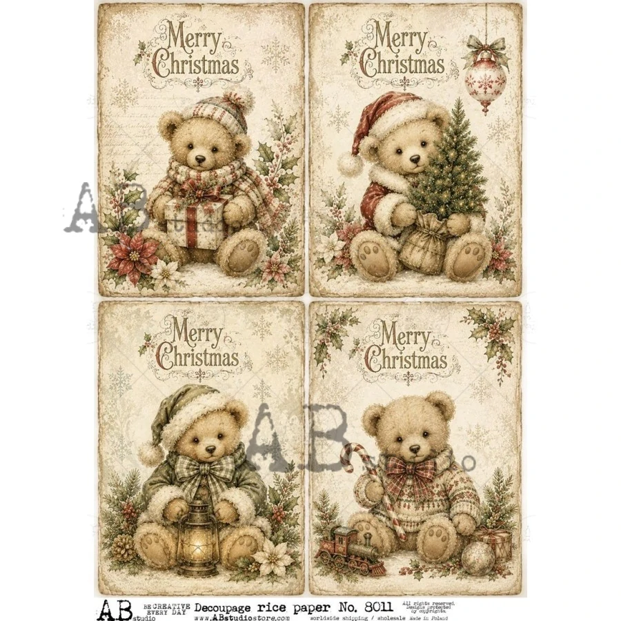 Ryžový papier na decoupage AB8011