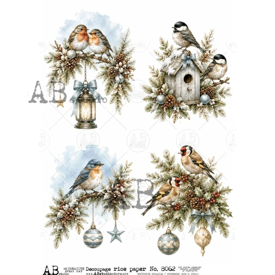 Ryžový papier na decoupage AB8062