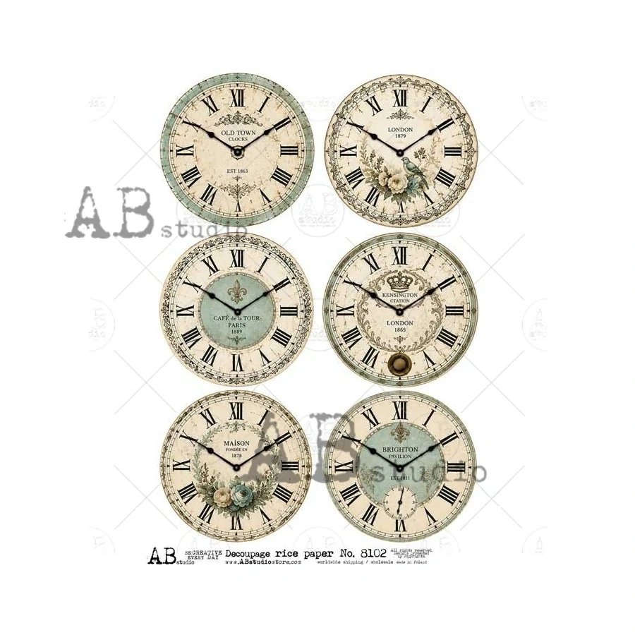 Ryžový papier na decoupage AB8102