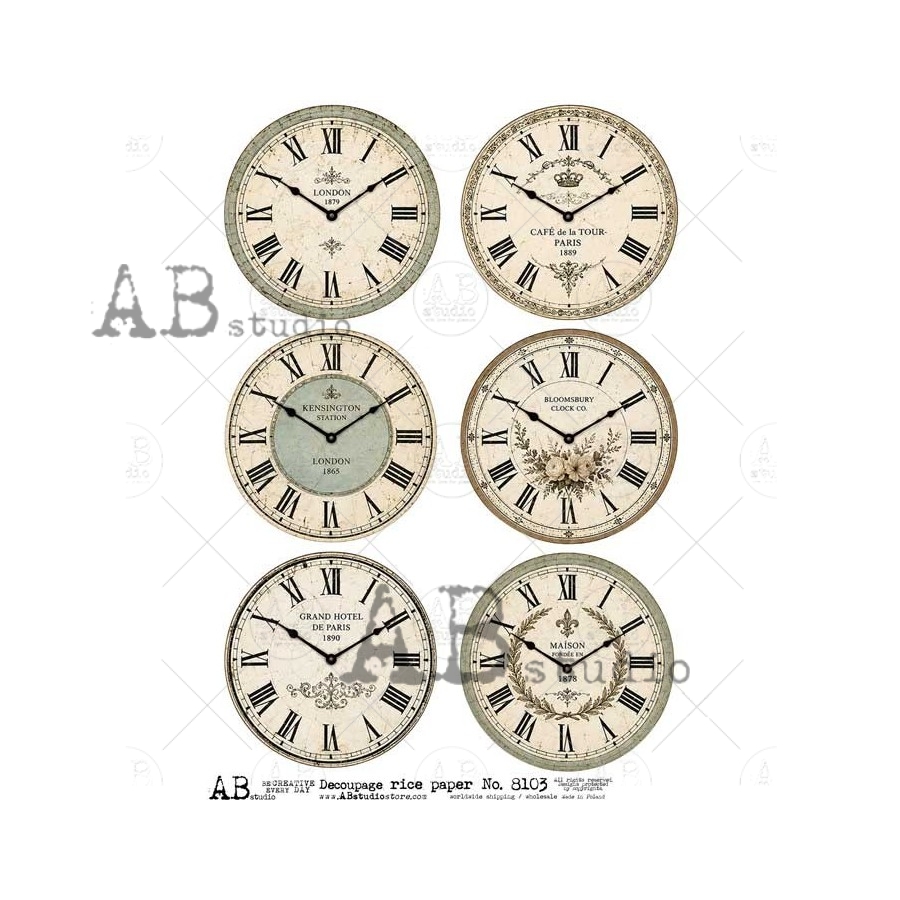 Ryžový papier na decoupage AB8103