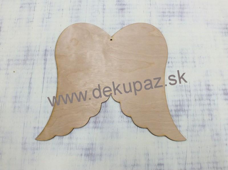 Drevené anjelské krídla 25 cm