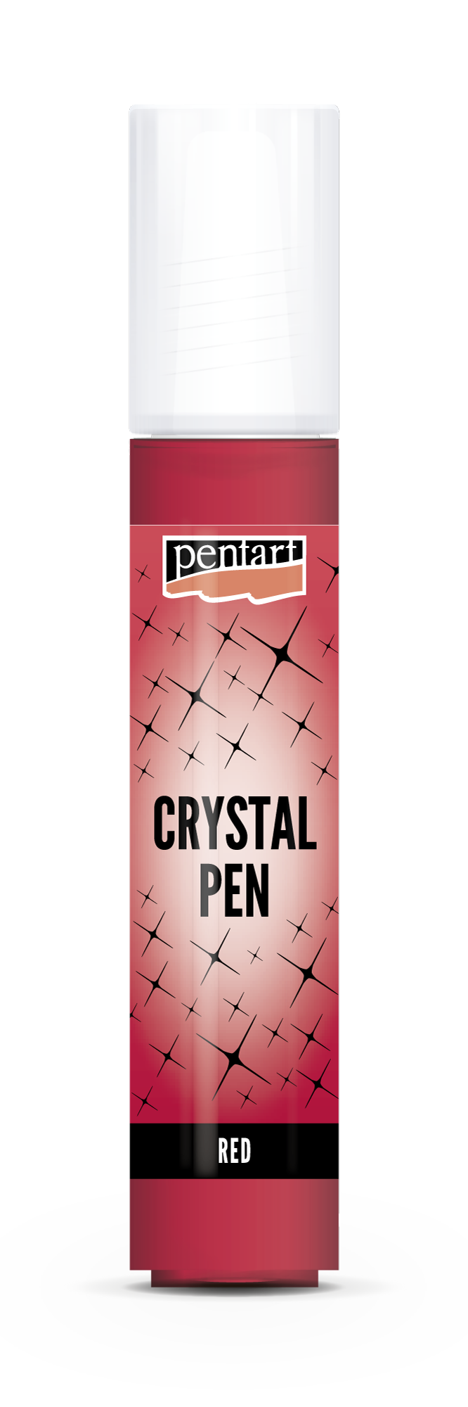 Krištáľové pero, červená, 30 ml