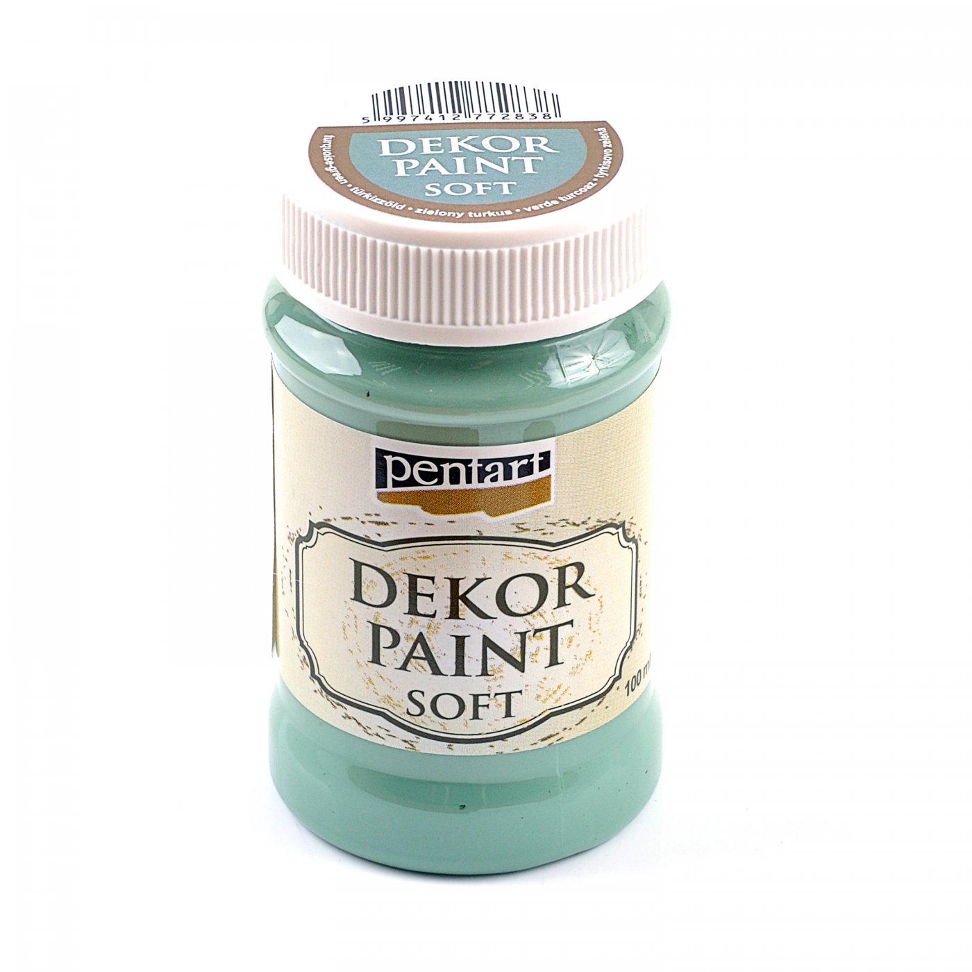 Dekor Paint Soft kriedová vintage farba tyrkysovo zelená