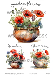  Ryžový papier na decoupage 
