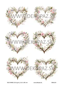  Ryžový papier na decoupage 