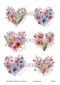  Ryžový papier na decoupage 