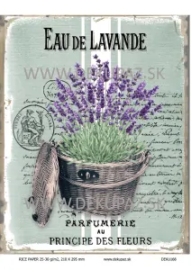  Ryžový papier na decoupage 