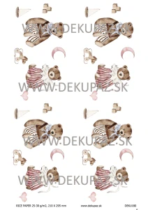  Ryžový papier na decoupage  DEK180