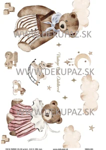  Ryžový papier na decoupage  DEK181