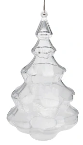 Priehladné vianočné stomčeky, 17 cm, 5 ks
