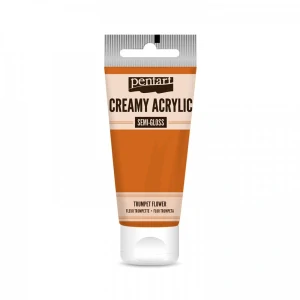 Akrylová farba krémová, pololesklá, trúbkovec, 60 ml