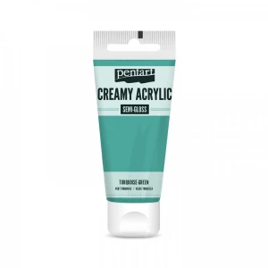 Akrylová farba krémová, tyrkysová, 60 ml