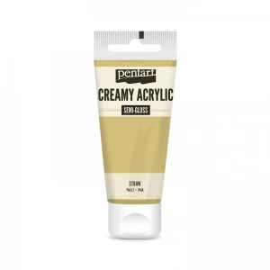 Akrylová farba krémová, slamová, 60 ml